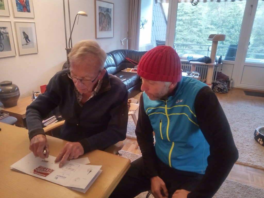 Een pelgrimsstempel van mijn vader in het&nbsp;Sauerland