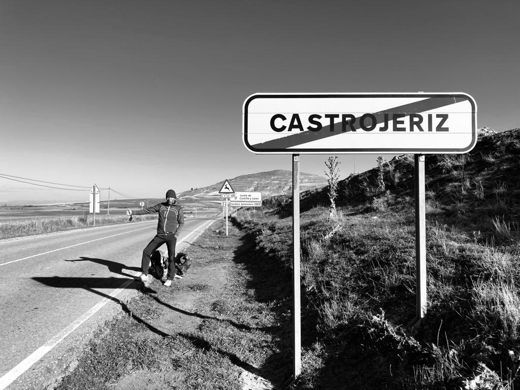 Caminobuddies op een spirituele plek en liften naar&nbsp;Burgos