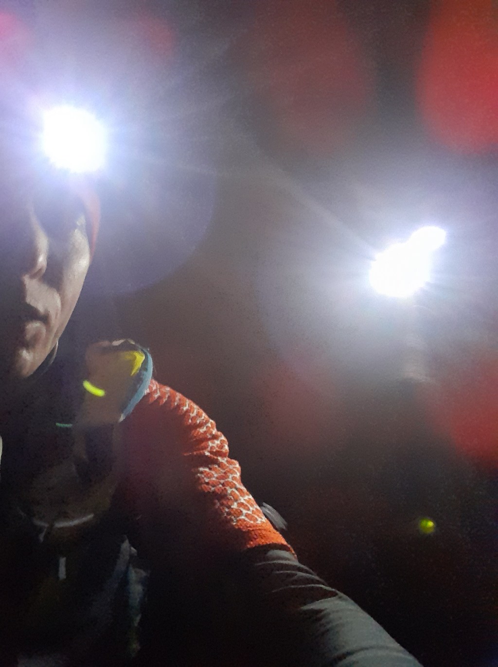 Het kupke leeglopen op de Dutch Coast Ultra Trail by&nbsp;Night