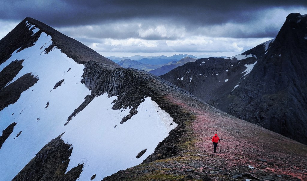 Een prachtklim aan de achterzijde van ben Nevis, de Càrn Mòr&nbsp;Dearg