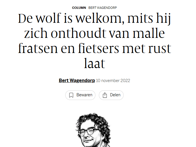 Van probleemwolf naar probleemfatbiker